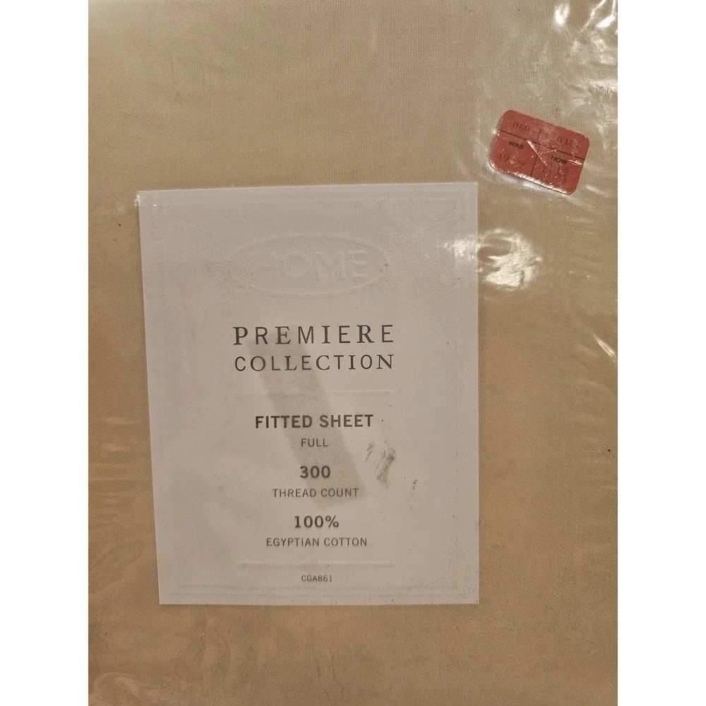Target‎ Home lot 3 sheet 2-Flat 1-fitted 300 thread Egyptian Cotton Wheat NOS